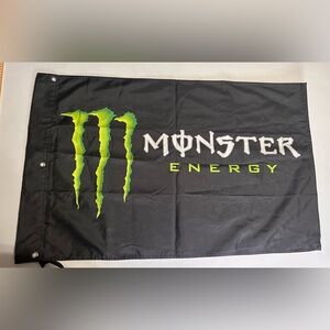 Monster Energy Drink Polyester Flag 37”x23” NEW